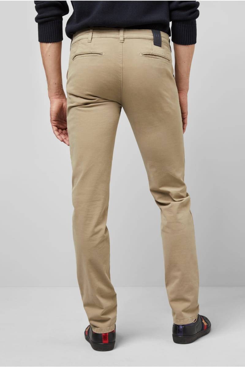 Meyer Pantalone regular fit beige cotone bio stretch m5 by meyer Vendita