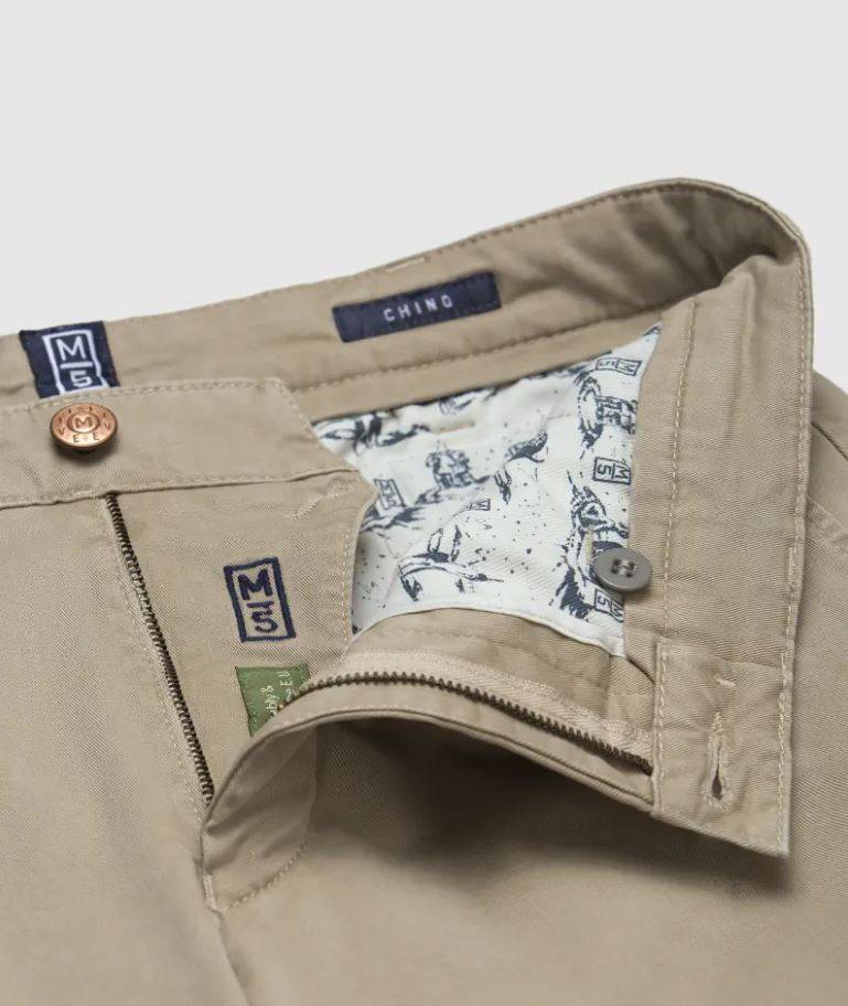 Meyer Pantalone regular fit beige cotone bio stretch m5 by meyer Vendita