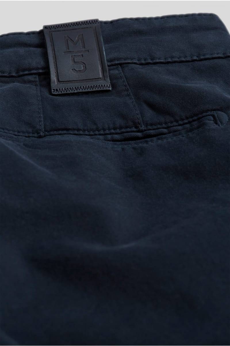 Meyer Pantalone regular fit blu cotone bio stretch m5 by meyer Promozione