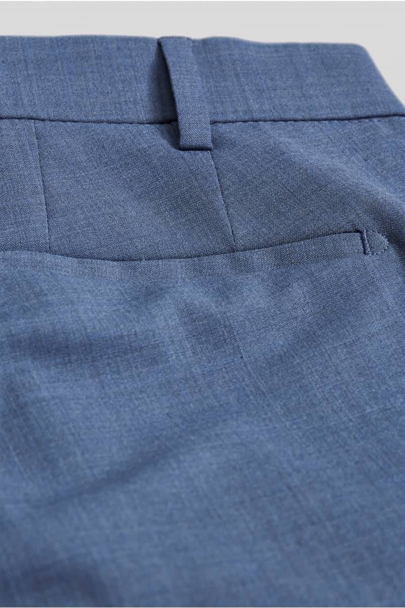 Meyer Pantalone blue in lana bi-stretch m5 by meyer modern fit Spedizione Gratuita