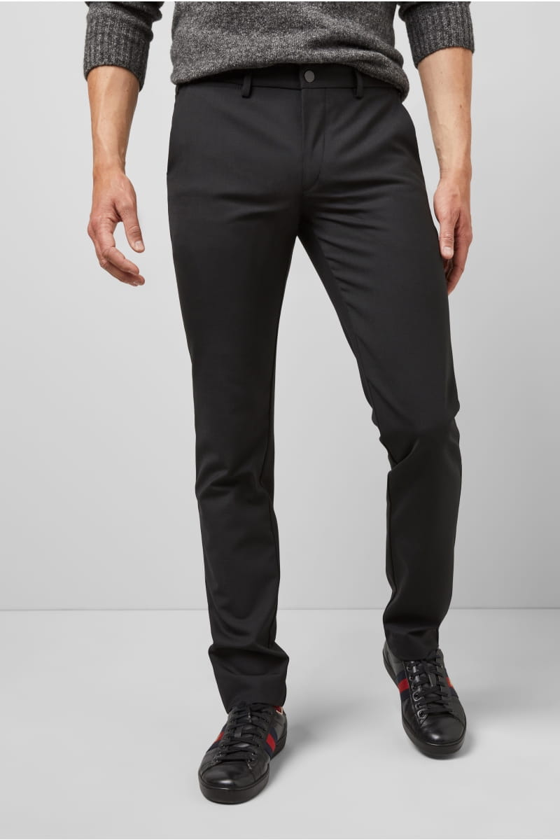 Meyer Pantalone nero in lana bi-stretch m5 by meyer modern fit Soddisfazione Garantita