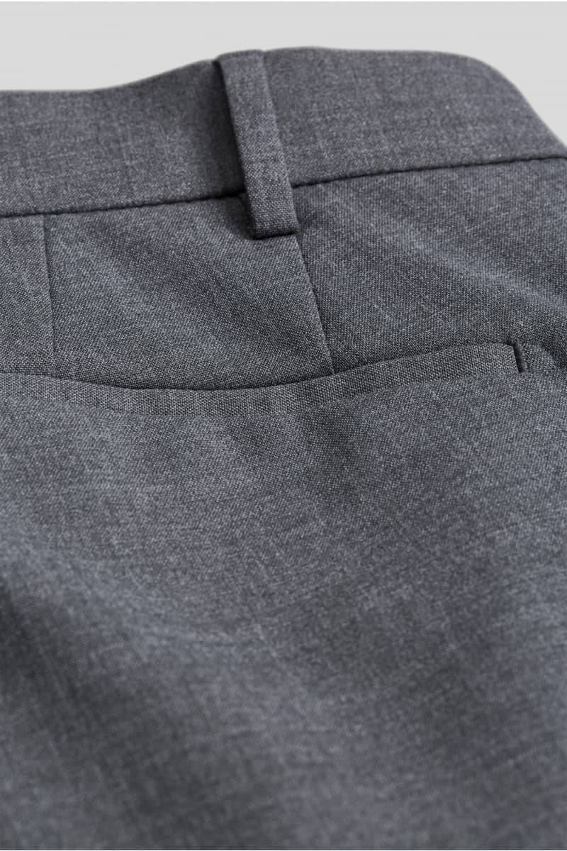 Meyer Pantalone grigio medio in lana bi-stretch m5 by meyer modern fit Qualità Garantita