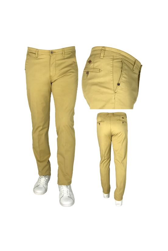 Sea Barrier Pantalone giallo modern fit sea barrier cotone stretch Fino Al -60%