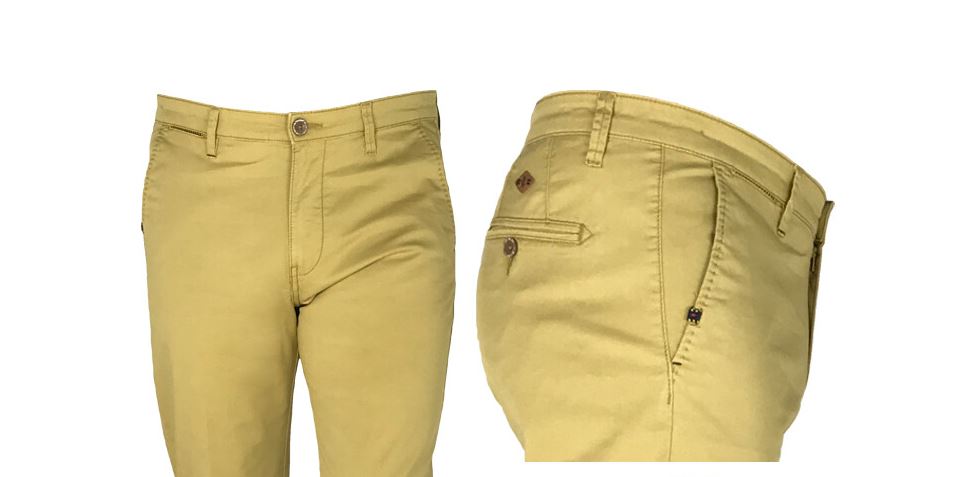 Sea Barrier Pantalone giallo modern fit sea barrier cotone stretch Fino Al -60%