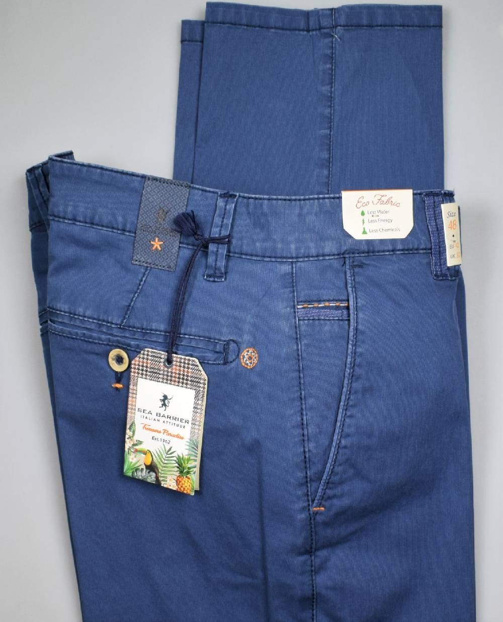 Sea Barrier Pantalone blu chiaro regular fit sea barrier in cotone stretch Online