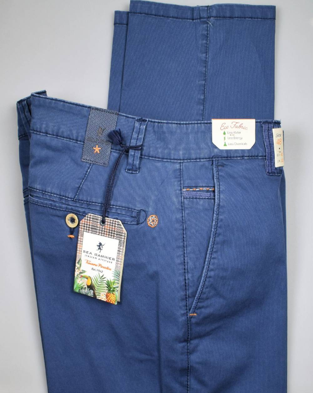 Sea Barrier Pantalone blu chiaro regular fit sea barrier in cotone stretch Online