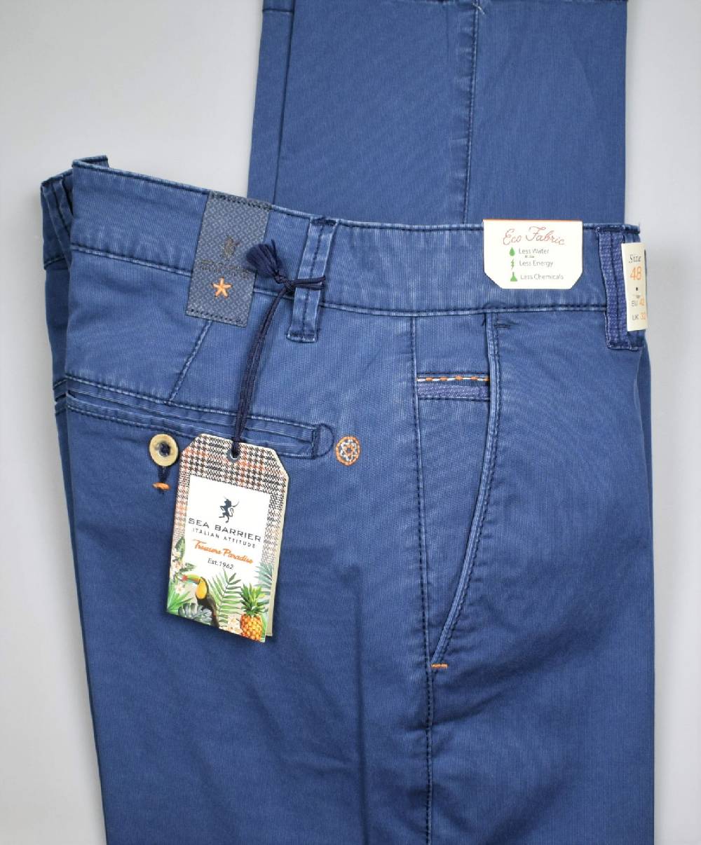 Sea Barrier Pantalone blu chiaro regular fit sea barrier in cotone stretch Online