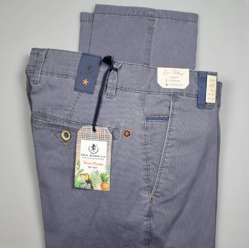 Sea Barrier Pantalone grigio regular fit sea barrier in cotone stretch Outlet