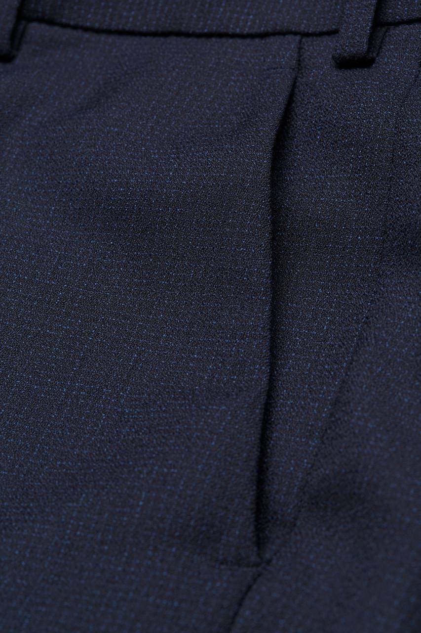 Digel Pantalone blu a quadretti digel in pura lana Saldi Di Fabbrica