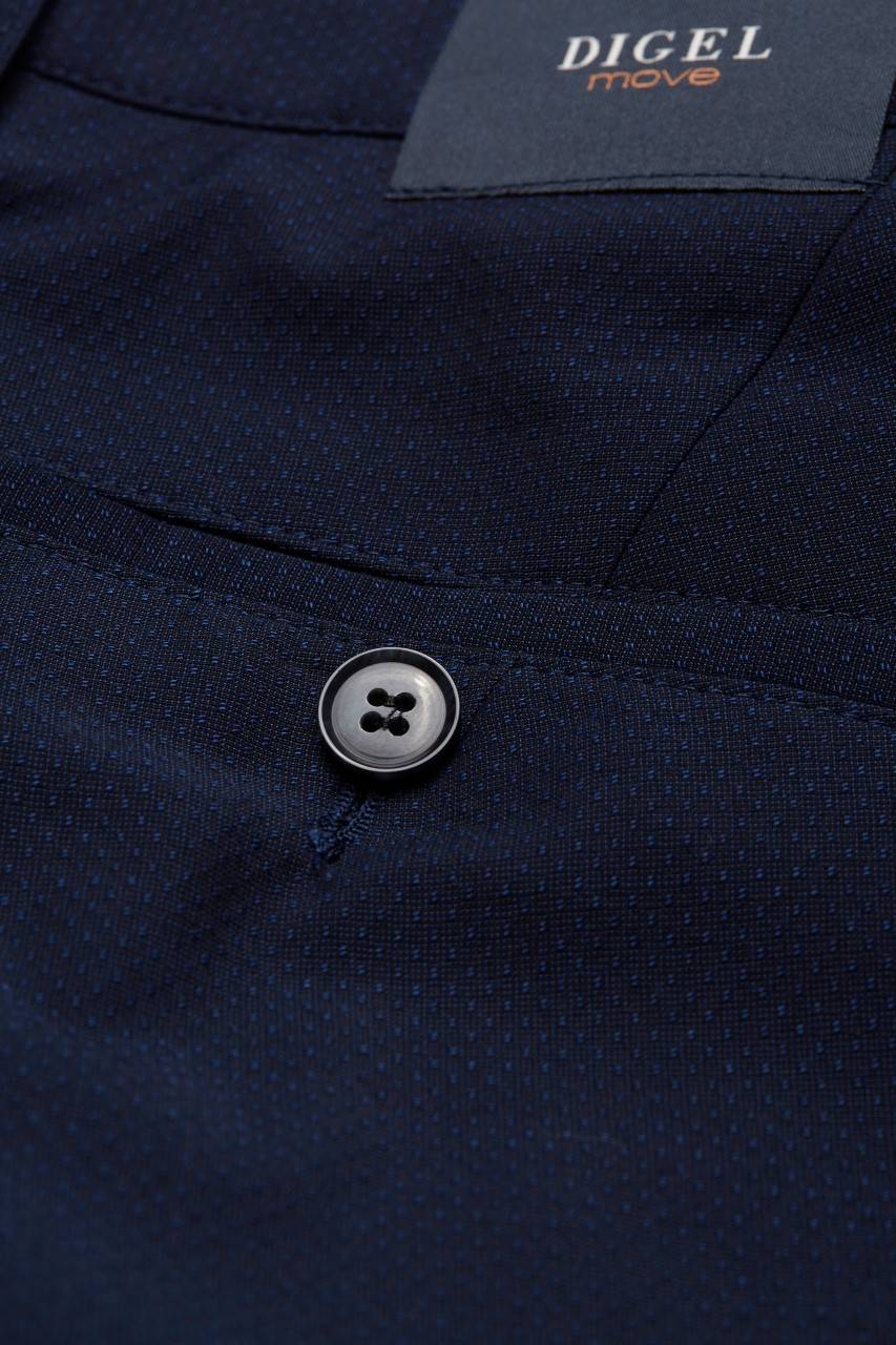 Digel Move Pantalone blu micro disegno slim fit digel move Negozio