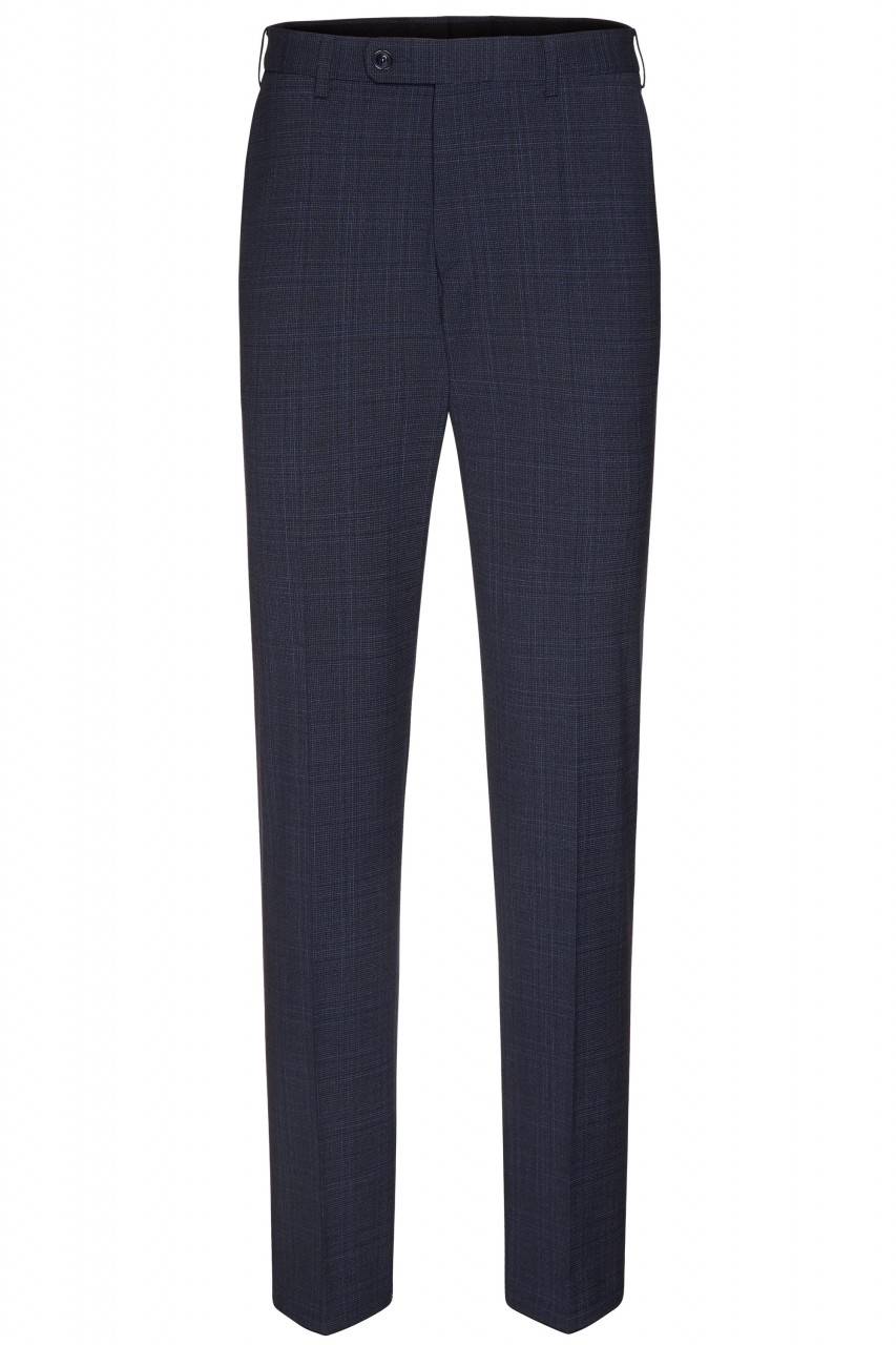 Digel Pantalone digel blu fantasia principe di galles drop sei modern fit Nuova