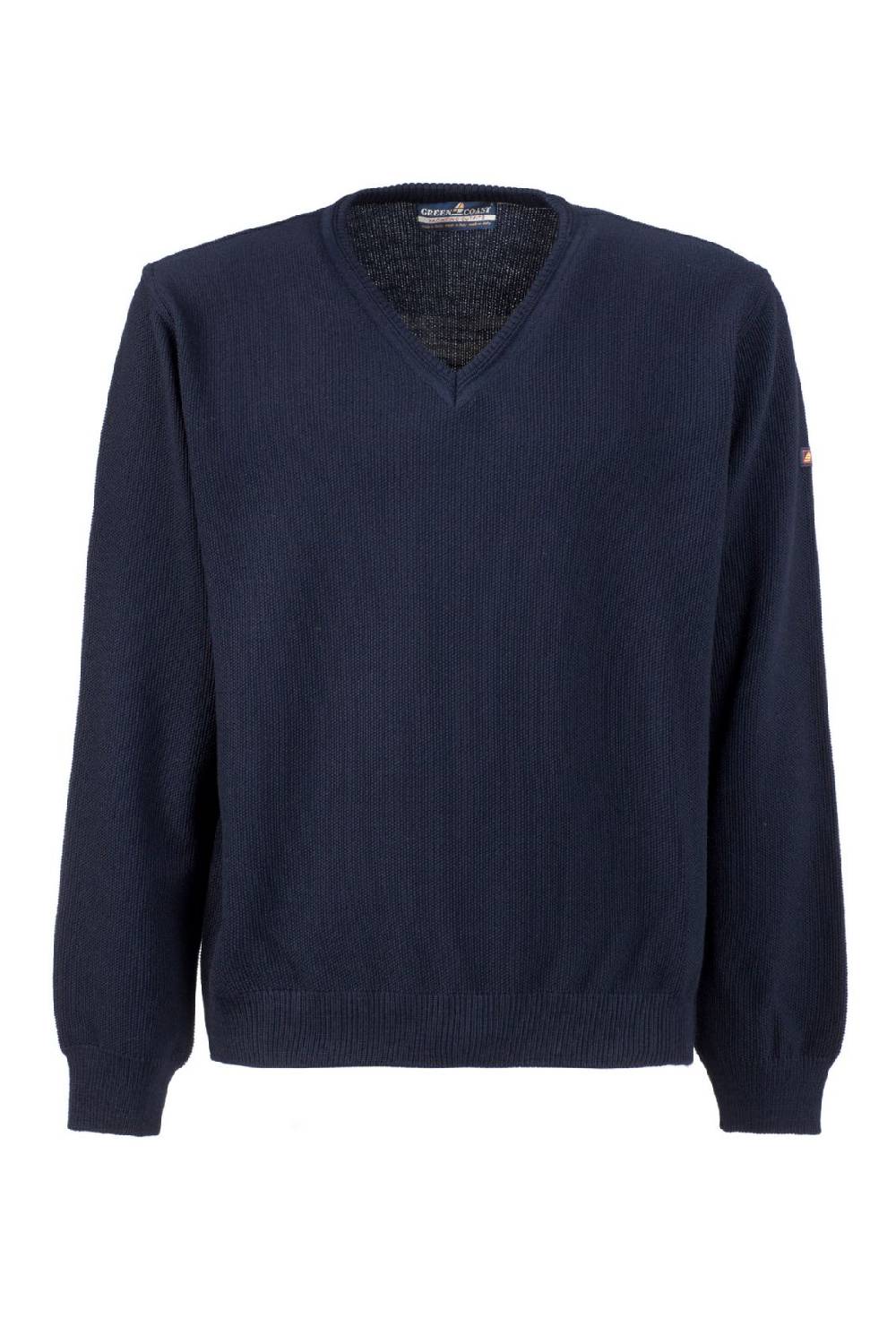 Green Coast Pullover blu green coast modern fit made in italy Offerta speciale