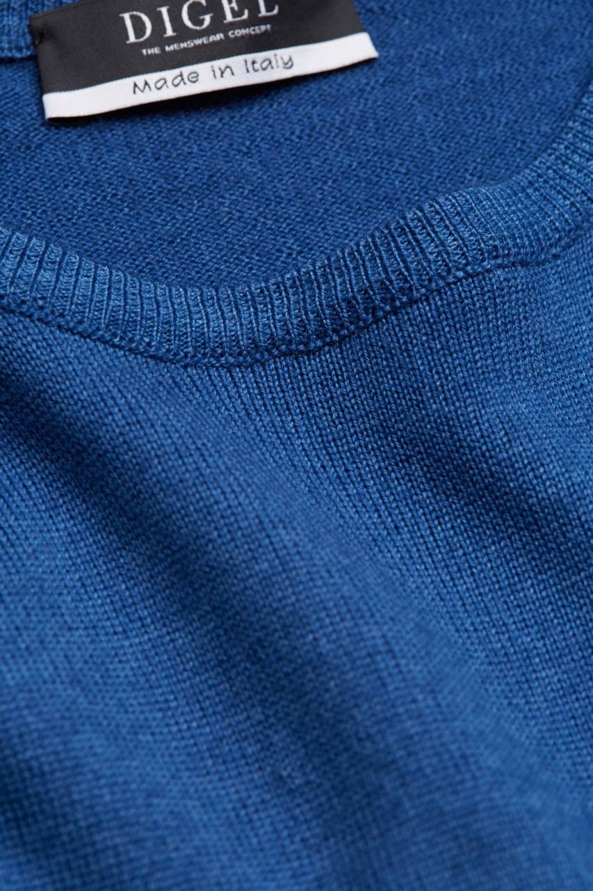 Digel Maglione giro collo digel lana merino modern fit Comprare a buon mercato