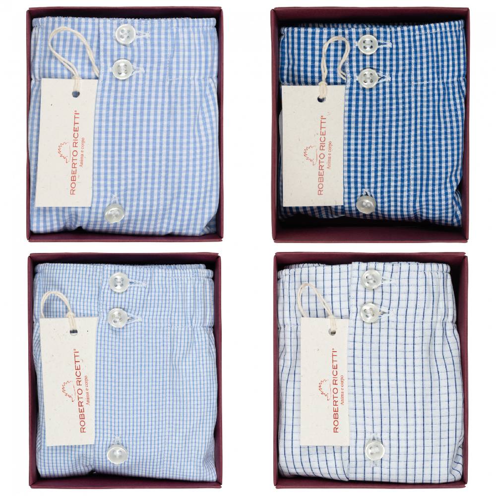 Roberto Ricetti SET "CHECK" - BOXER SUPPORT DB1 - SIZE 48 Online