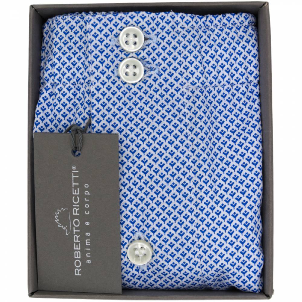Roberto Ricetti BOXER DB1 SUPPORT - GEOMETRICO BLU In Saldo
