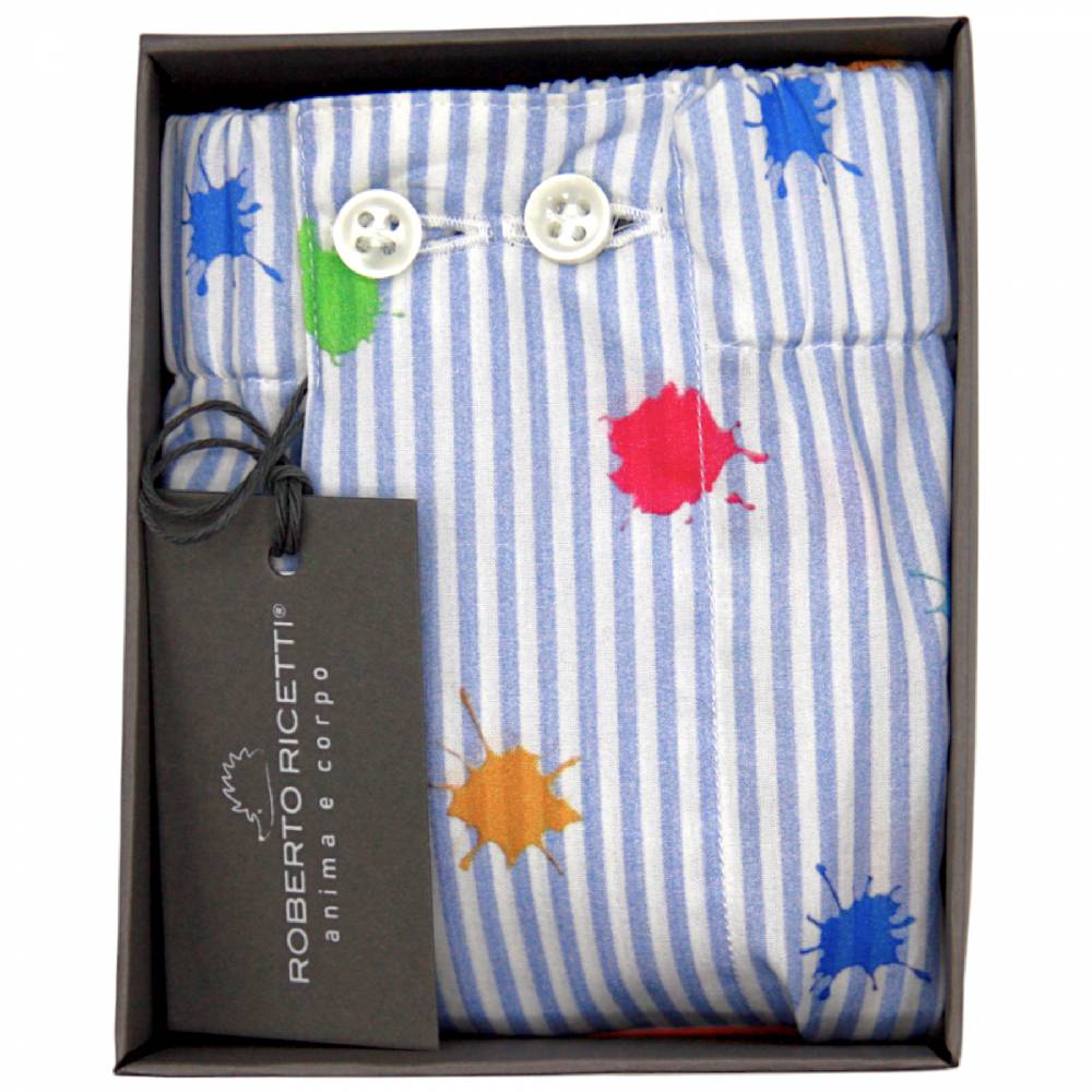 Roberto Ricetti BOXER UOMO CLASSIC - STAMPA MACCHIA MULTICOLOR Online