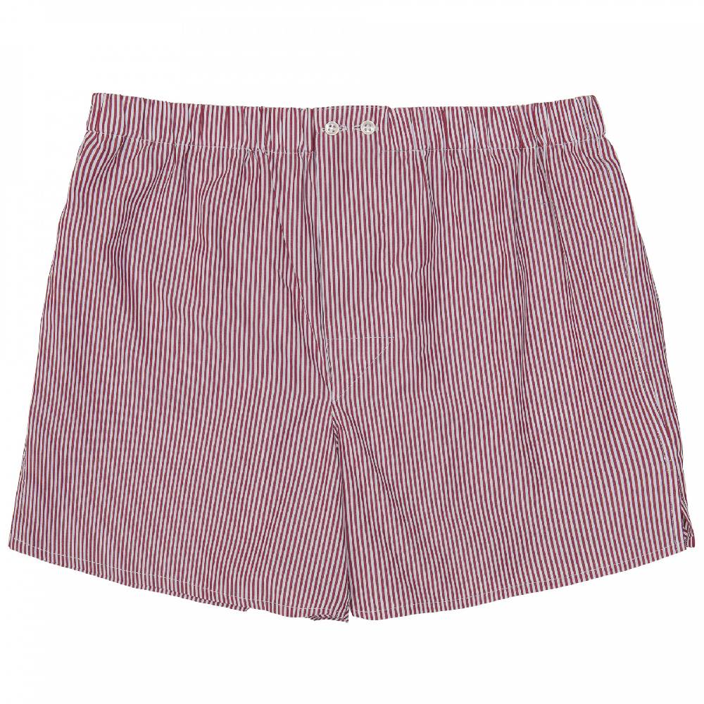 Roberto Ricetti BOXER UOMO CLASSIC - BASIC - CONTINUATIVO - RIGA BORDEAUX In Vendita