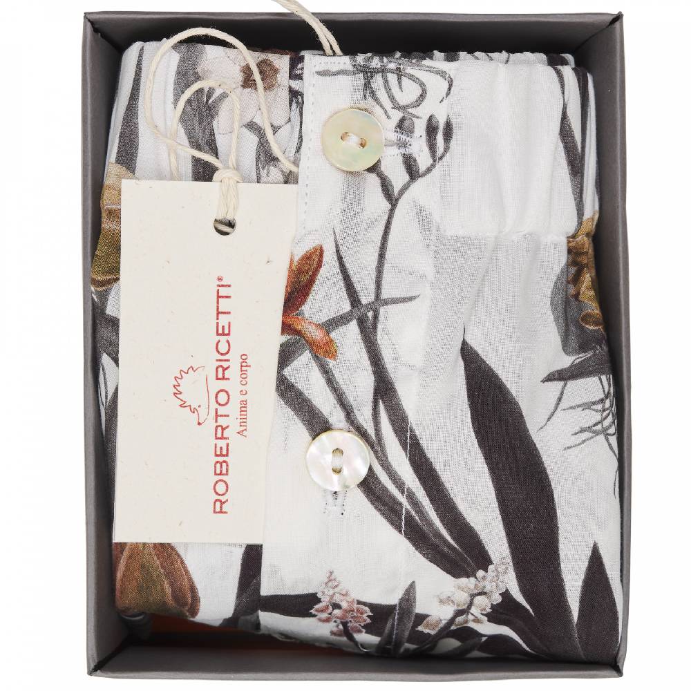 Roberto Ricetti BOXER COULOTTE DONNA - FIORI Vendita Economica