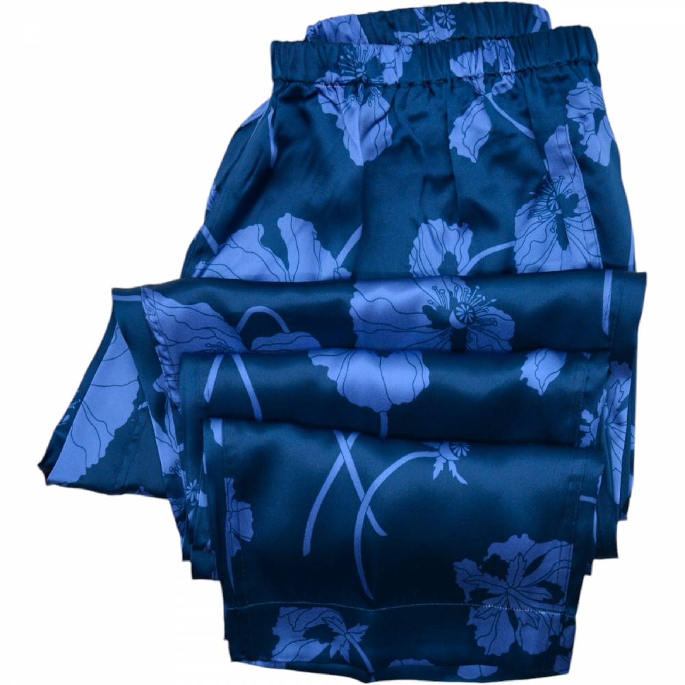 Roberto Ricetti PIGIAMA DONNA AMEDO - FIORI BLU Saldi Di Fabbrica