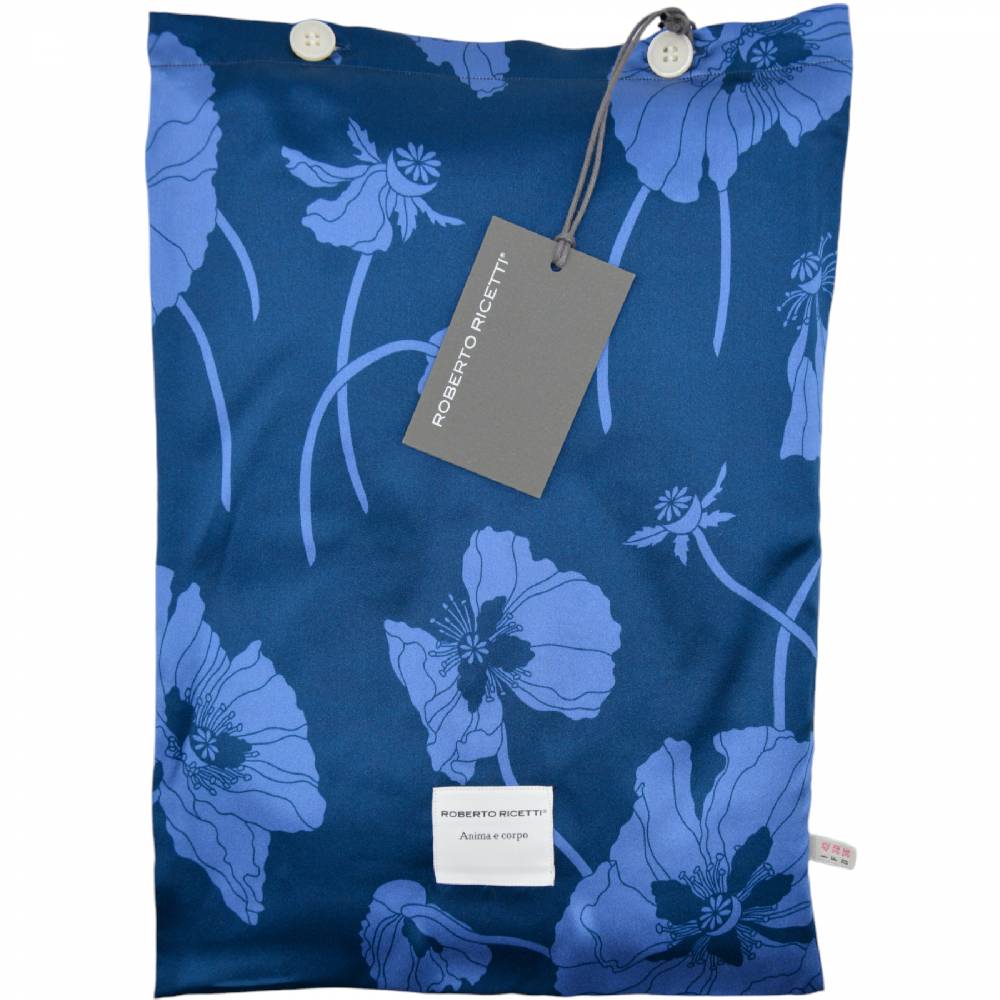 Roberto Ricetti PIGIAMA DONNA AMEDO - FIORI BLU Saldi Di Fabbrica