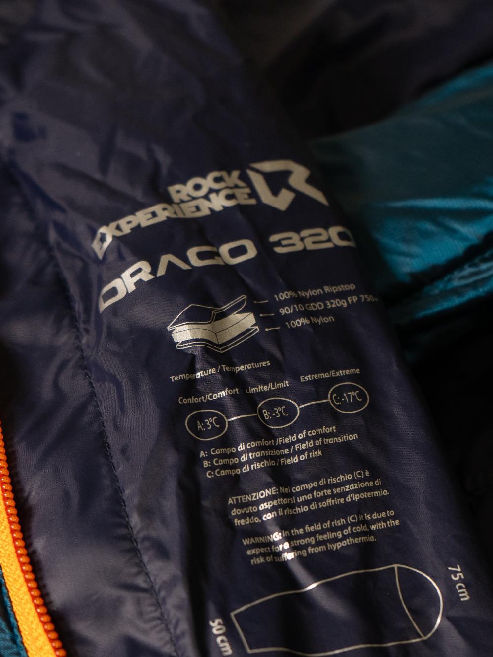 Rock Experience Drago 320 Mummy Sleeping Bag sacco a pelo Sconto