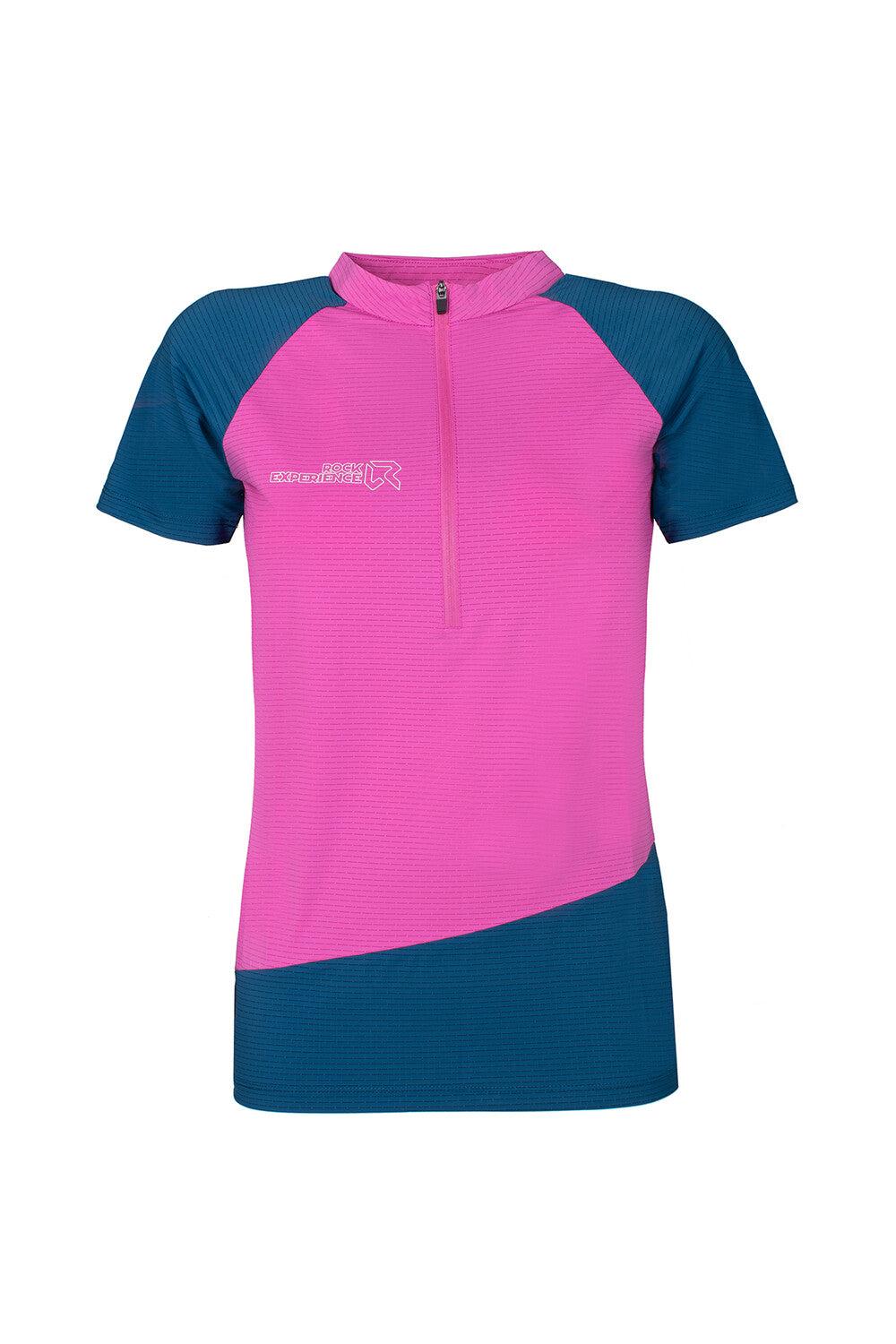 Rock Experience Merlin SS HZ maglia t-shirt half zip donna Offerte