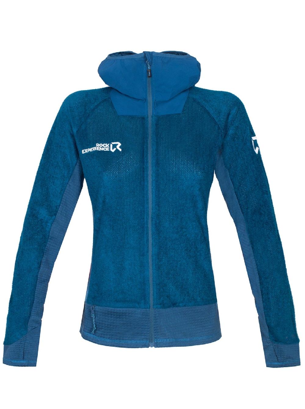 Rock Experience Pinnacle Hoodie pile tecnico donna Nuovo