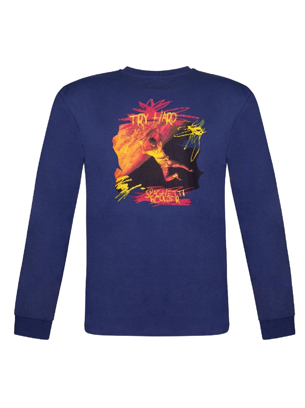 Rock experience Spaghetti Boulder Try Hard t-shirt manica lunga uomo Vendita