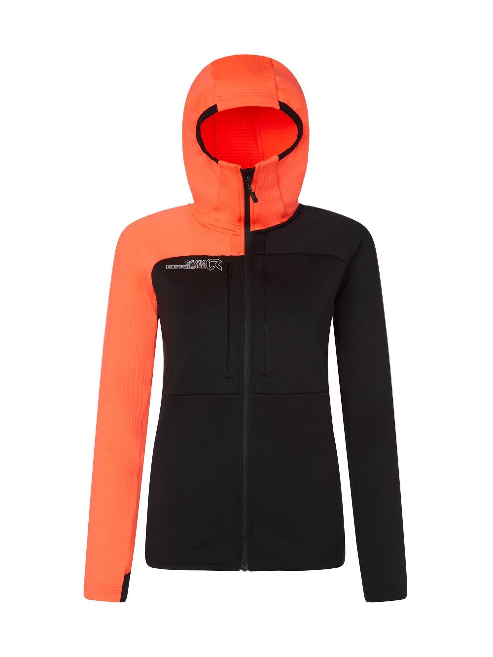 Rock Experience Teller Hoodie felpa donna Sottocosto