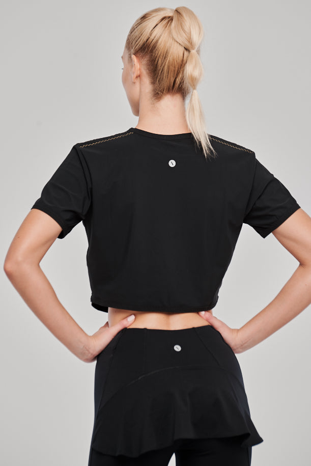 Sàpopa Sapopa Black T Shirt Offerta