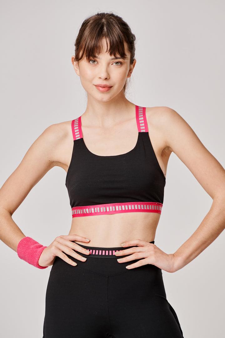 Sàpopa Cloe Black-Fucsia Bra Italia