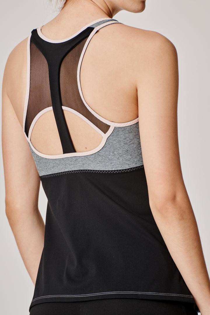 Sàpopa Classico Grey-Pink Tank Top Qualità Garantita