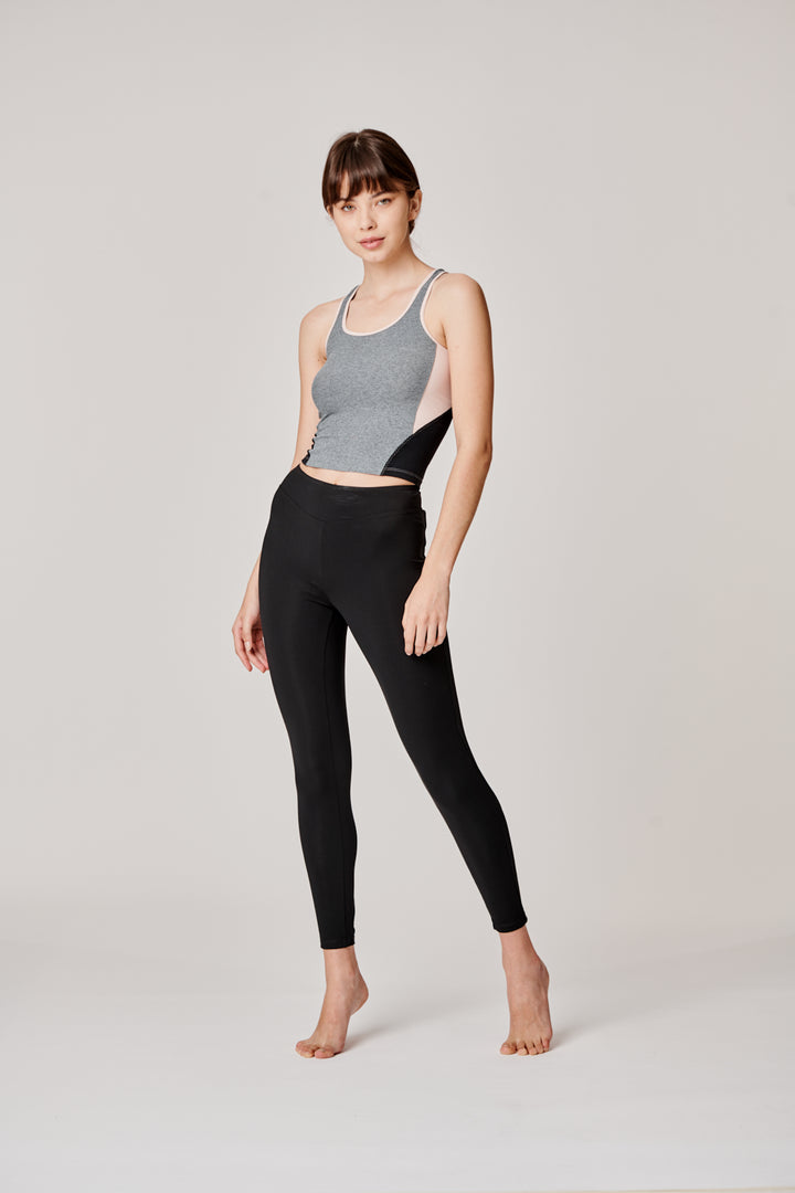Sàpopa Classy Grey-Pink Crop Top Offerta