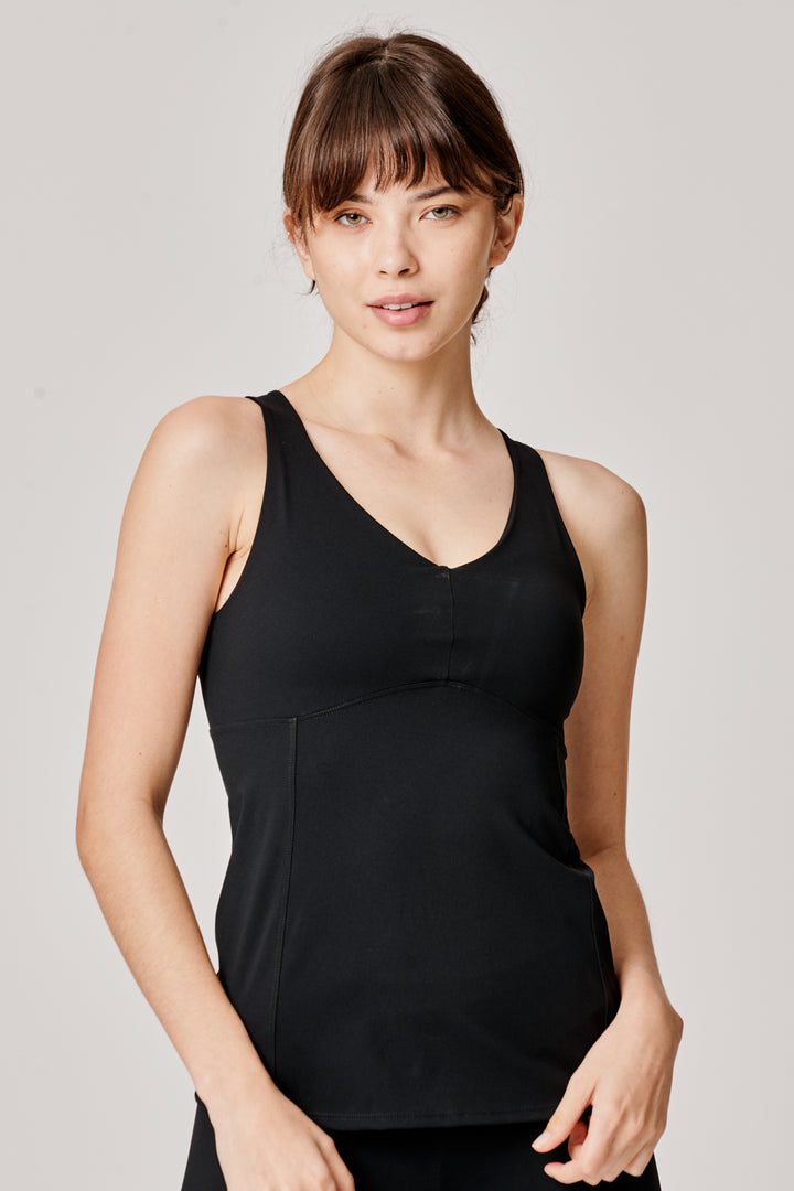 Sàpopa Tulipano Black Lace Tank Top In Saldo