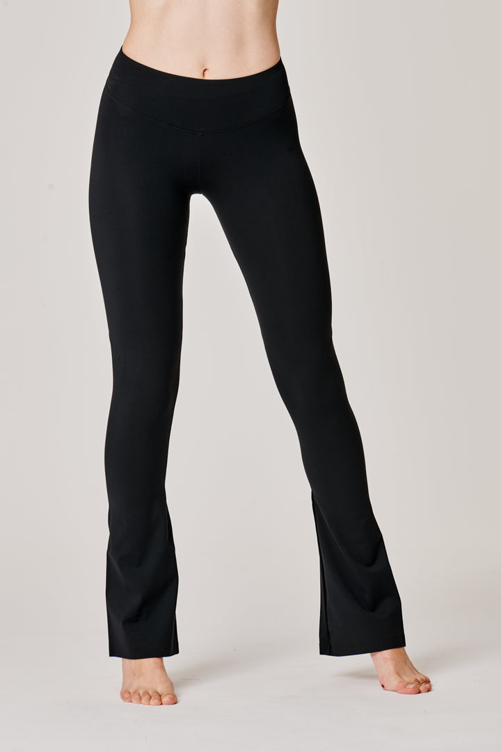 Sàpopa Vortice Black Flare Leggings Shopping Online