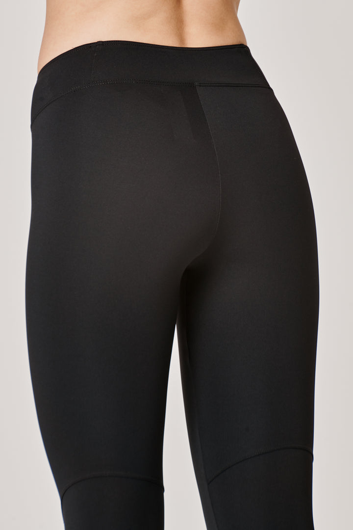 Sàpopa Vortice Black Flare Leggings Shopping Online