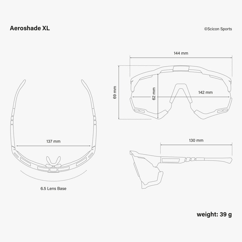 Scicon Aeroshade XL Occhiali Ciclismo Giallo Fluo/Blu Consegna Veloce