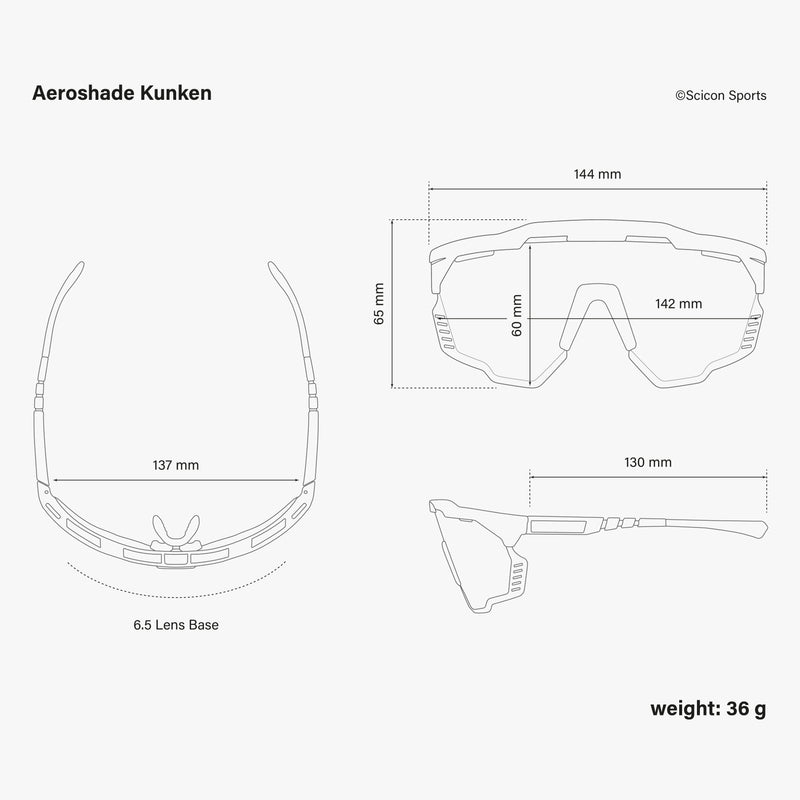 Scicon Aeroshade Kunken Occhiali Ciclismo Giallo Fluo/Blu Promozione Limitata