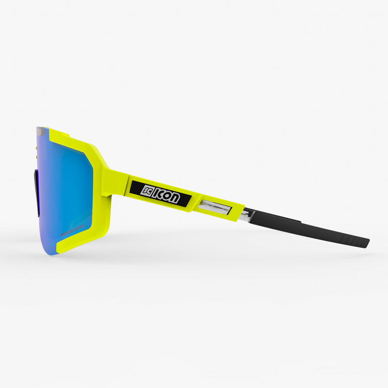 Scicon Occhiali Sportivi Aeroscope Giallo Fluo/Blu Sottocosto