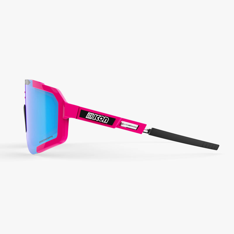 Scicon Occhiali Sportivi Aeroscope Rosa Fluo/Blu Presa