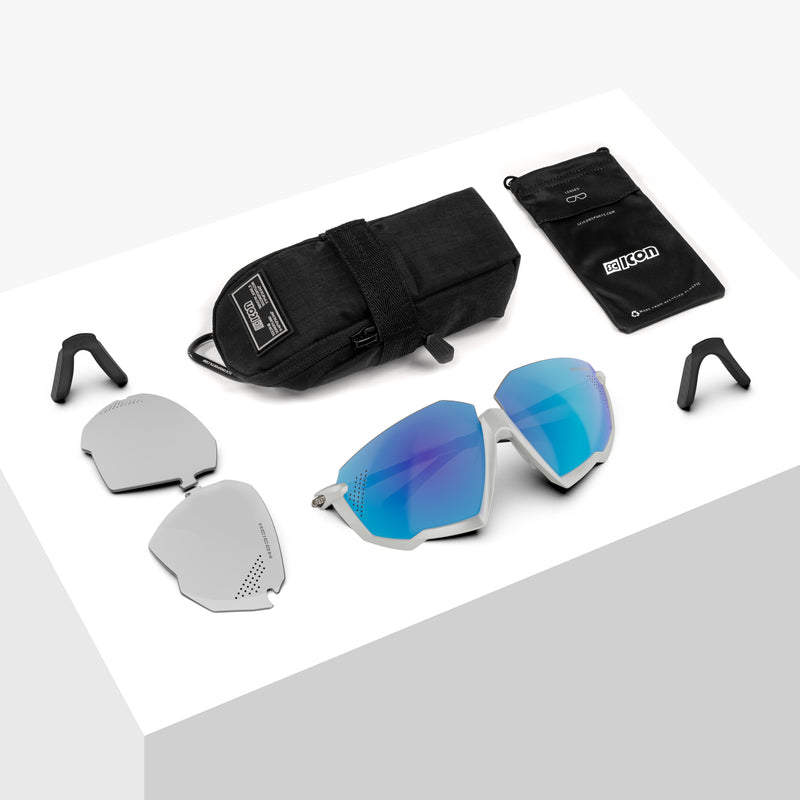 Scicon Aerojet Occhiali Ciclismo Bianco/Blu Shopping Online