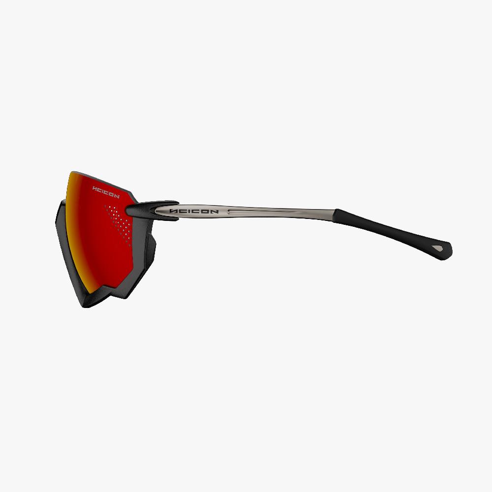 Scicon Aerojet Occhiali Ciclismo Nero/Rosso Sconto
