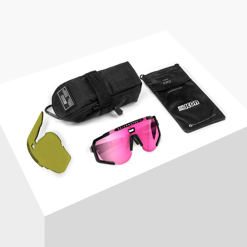 Scicon Occhiali Sportivi Aeroscope Antracite/Rosa Saldi