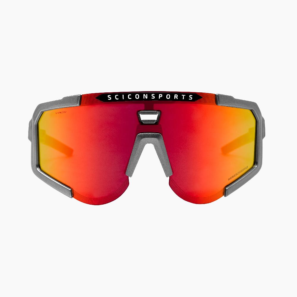Scicon Occhiali Sportivi Aeroscope Antracite/Rosso Vendita Calda