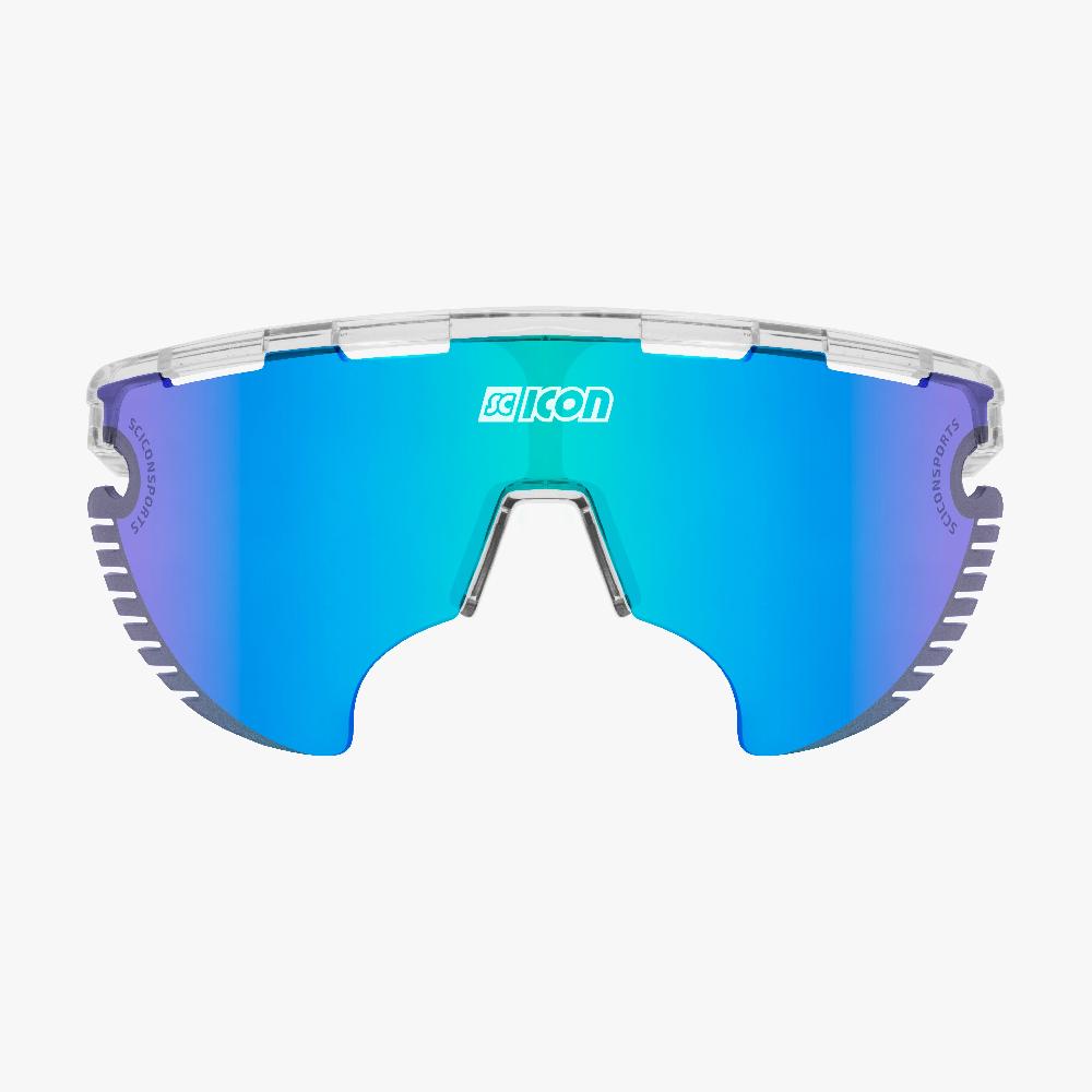 Scicon Occhiali Sportivi Aerowing Lamon Cristallo/Lente Blu 2025