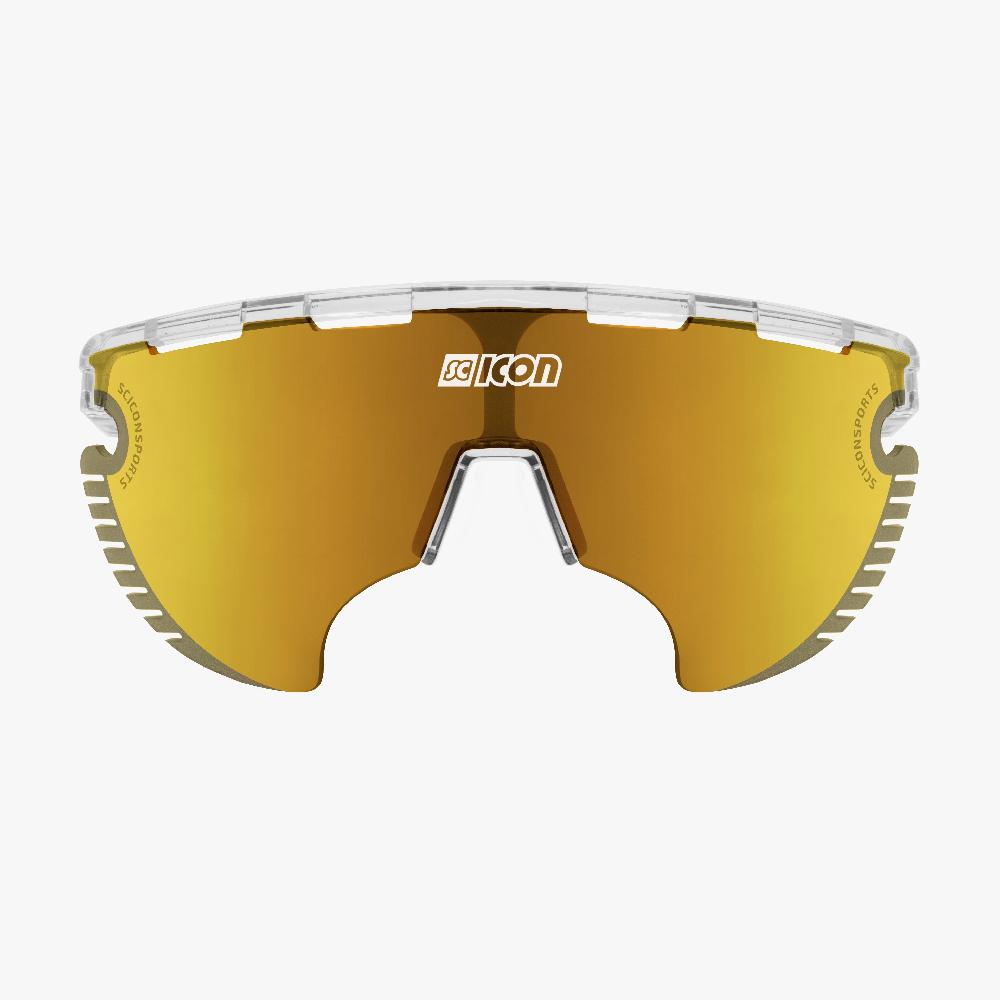 Scicon Occhiali Aerowing Lamon Cristallo/Lente Bronzo Specchiata In Linea