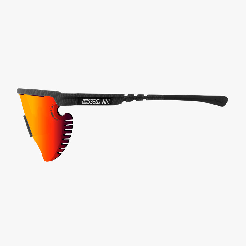 Scicon Occhiali Aerowing Lamon Carbon/Lente Rossa Specchiata Nuovo