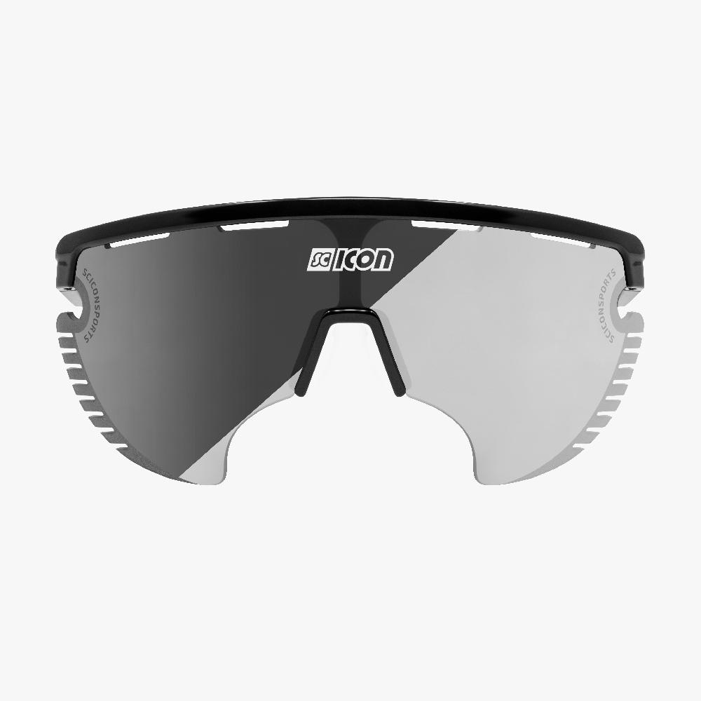 Scicon Occhiali Sportivi Aerowing Lamon Neri/Lente Argento Prezzo Ridotto