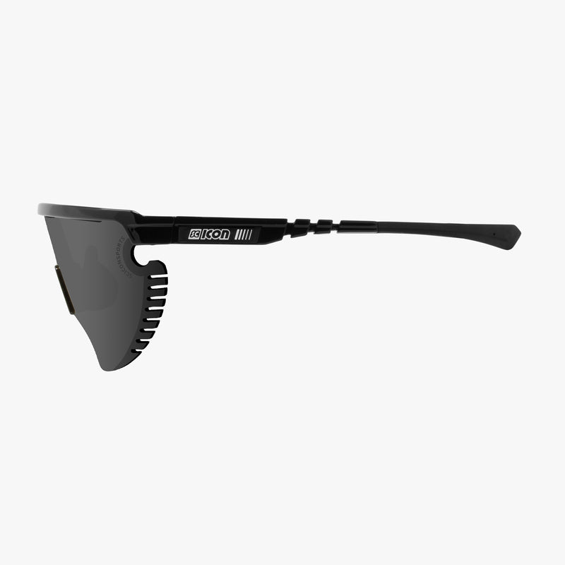 Scicon Occhiali Sportivi Aerowing Lamon Neri/Lente Argento Prezzo Ridotto