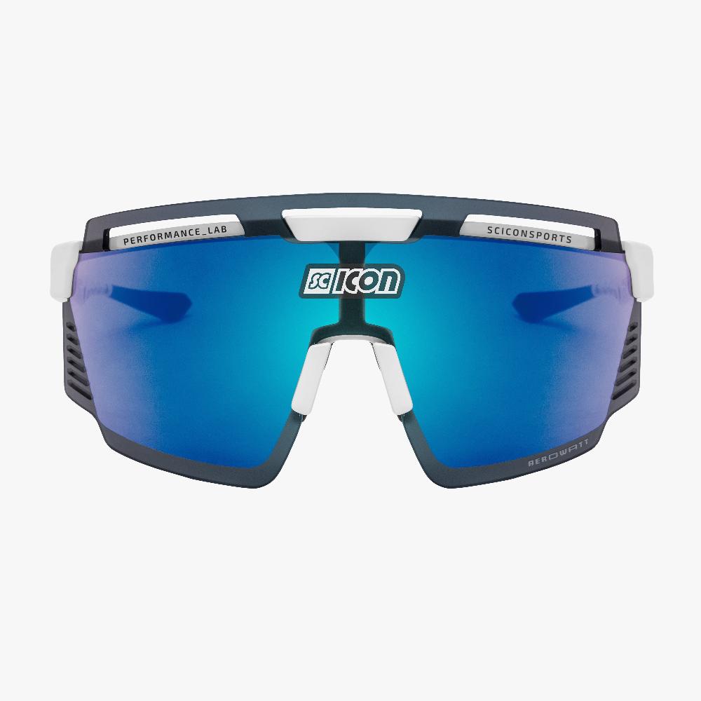 Scicon Aerowatt Occhiali Sportivi Bianco/Blu Offerte